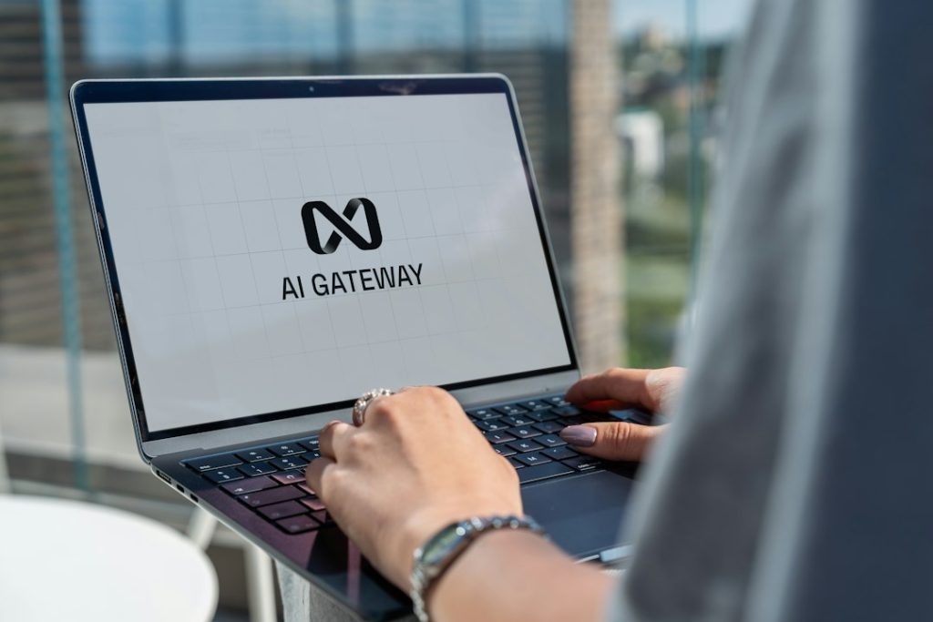 Ilustrasi AI automation untuk bisnis dan workflow digital